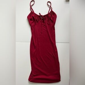 Midi Sundress - Burgundy - Size Small